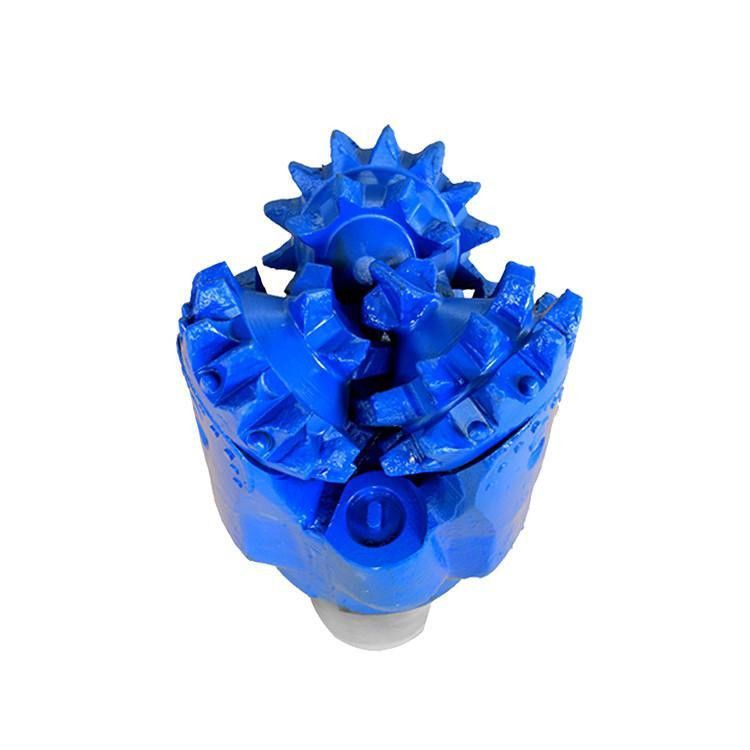 6 1/2'' Blue Steel Tooth Bits , Oil Well Drilling Bit With High Compressive Strength