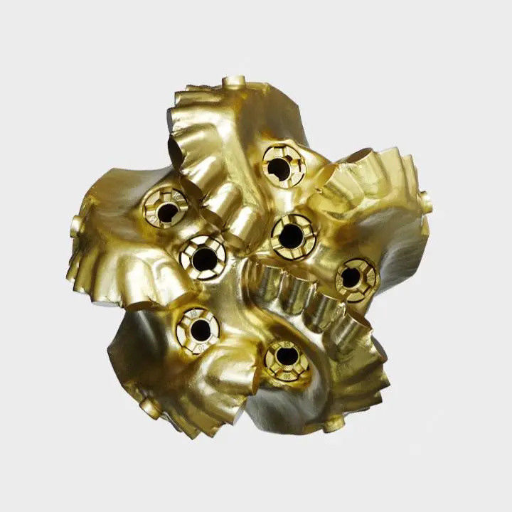151mm PDC Drill Bit 8 Blades 5 1/2'' - 17 2/1'' Customized For Oil Gas Drilling