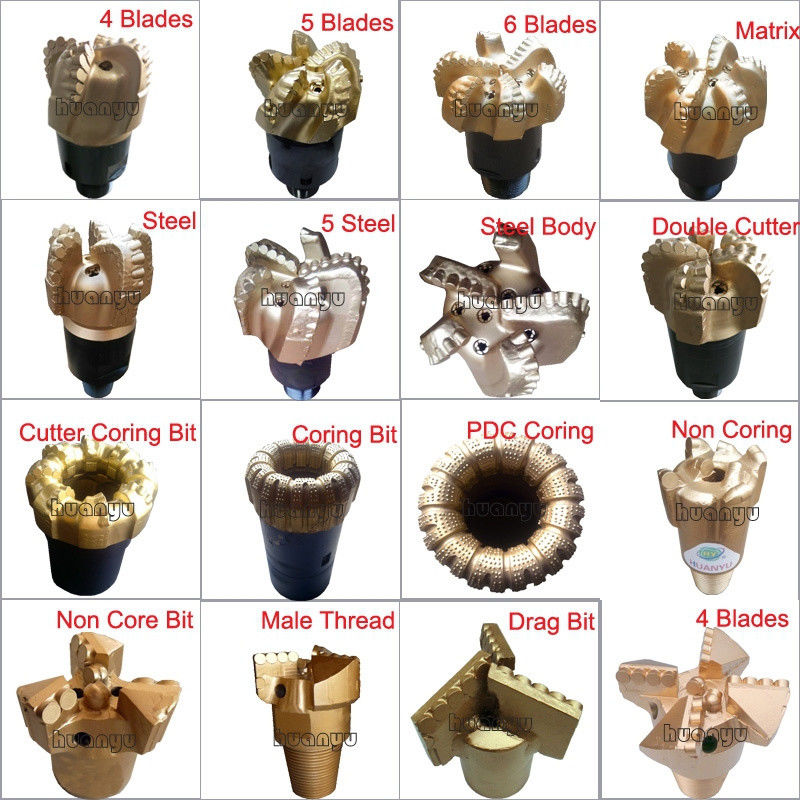 6 1/2 In Oil PDC Drill Bits 5 1/2'' - 17 2/1'' For Construction Works