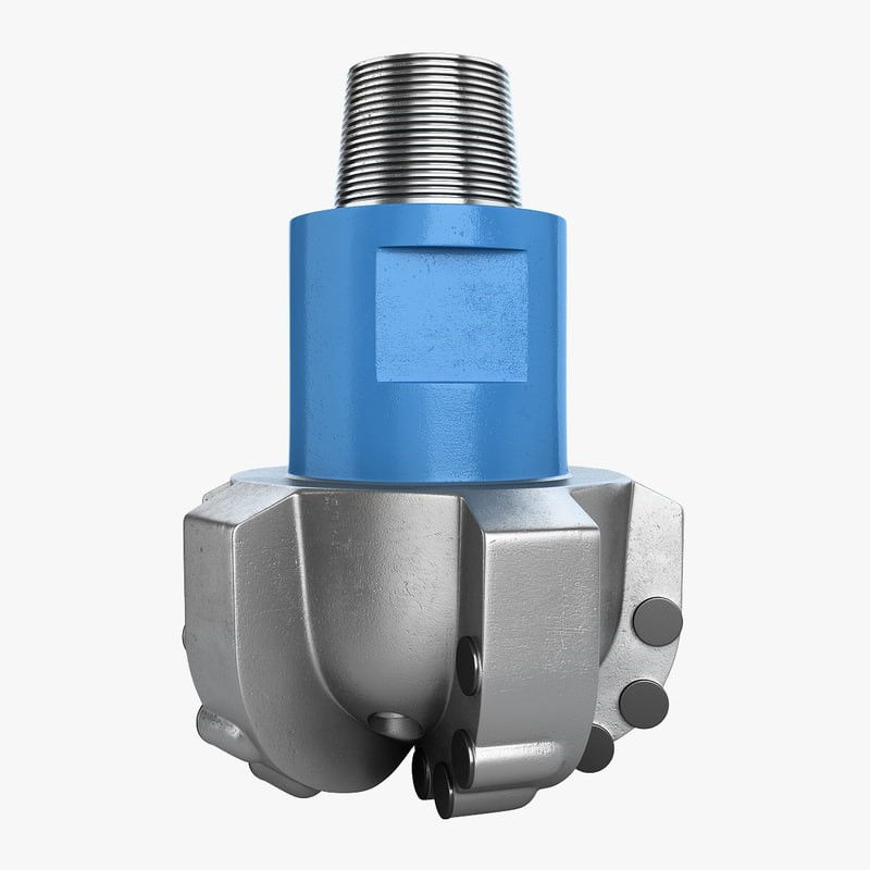Soft To Hard Formation PDC Rock Drill Bits , Diamond PDC Bit For Well Drilling