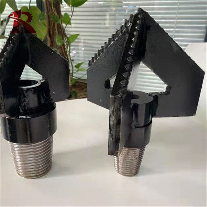 Durable Drag Drill Bit 3 Wings For For Medium / Medium Hard Formations